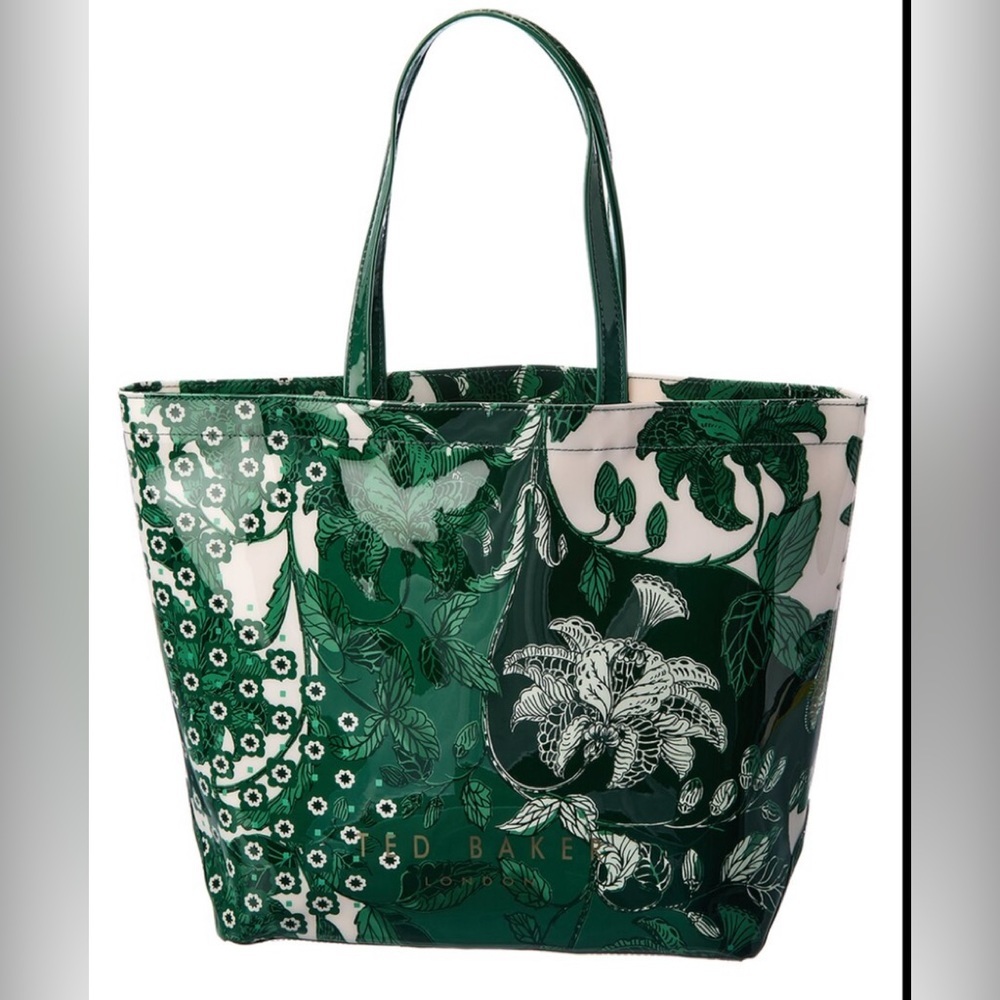 Ted Baker London Tote Bags Green Turquoise Rolacon Rococo Large Icon